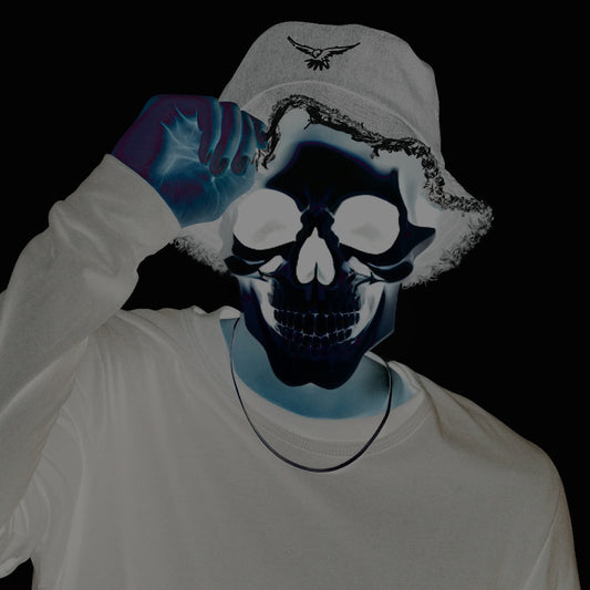 "TBC" Embroidered Denim Bucket Hat