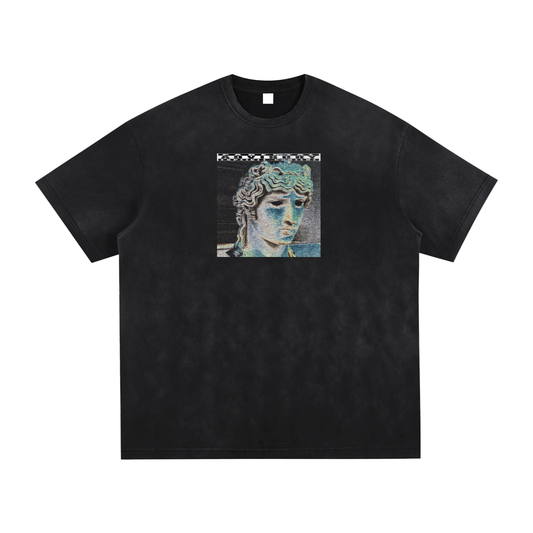 Vintage Washed Hand-Frayed T-Shirt