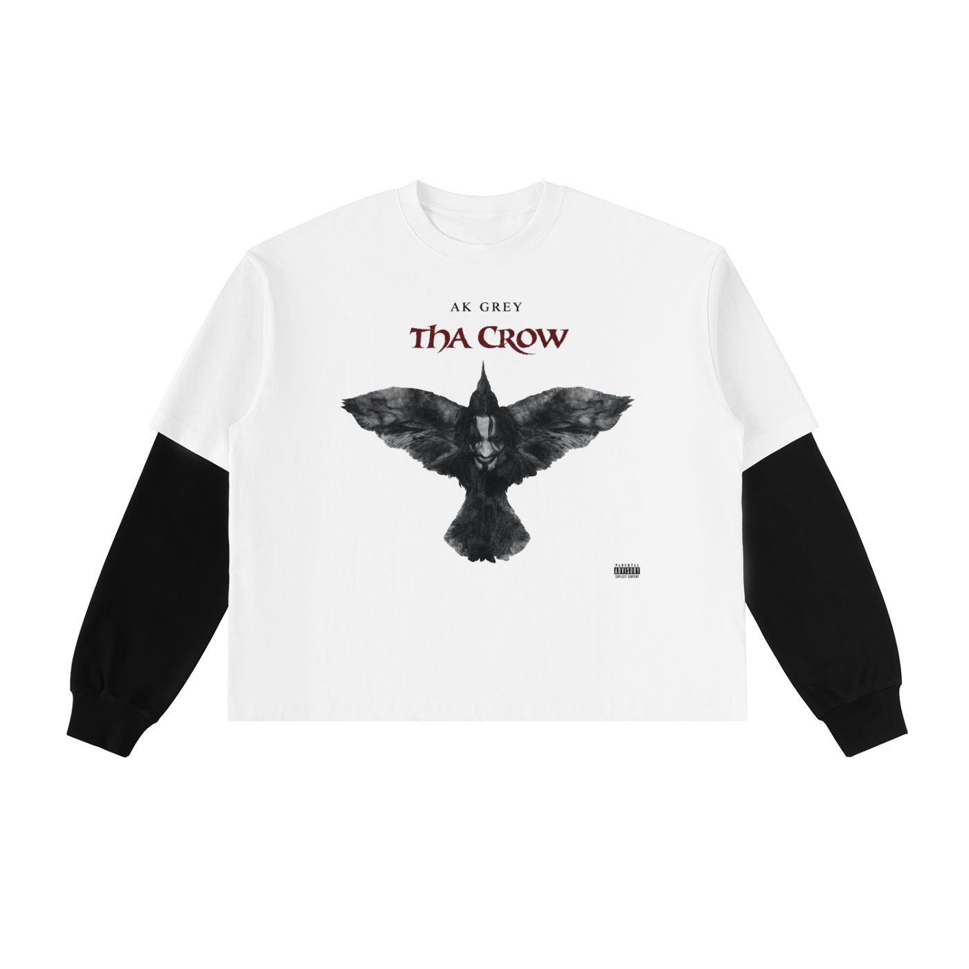 "THA CROW" LONG SLEEVE TEE