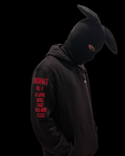 "BIRDFACE VOL. II" CUSTOM HOODIE
