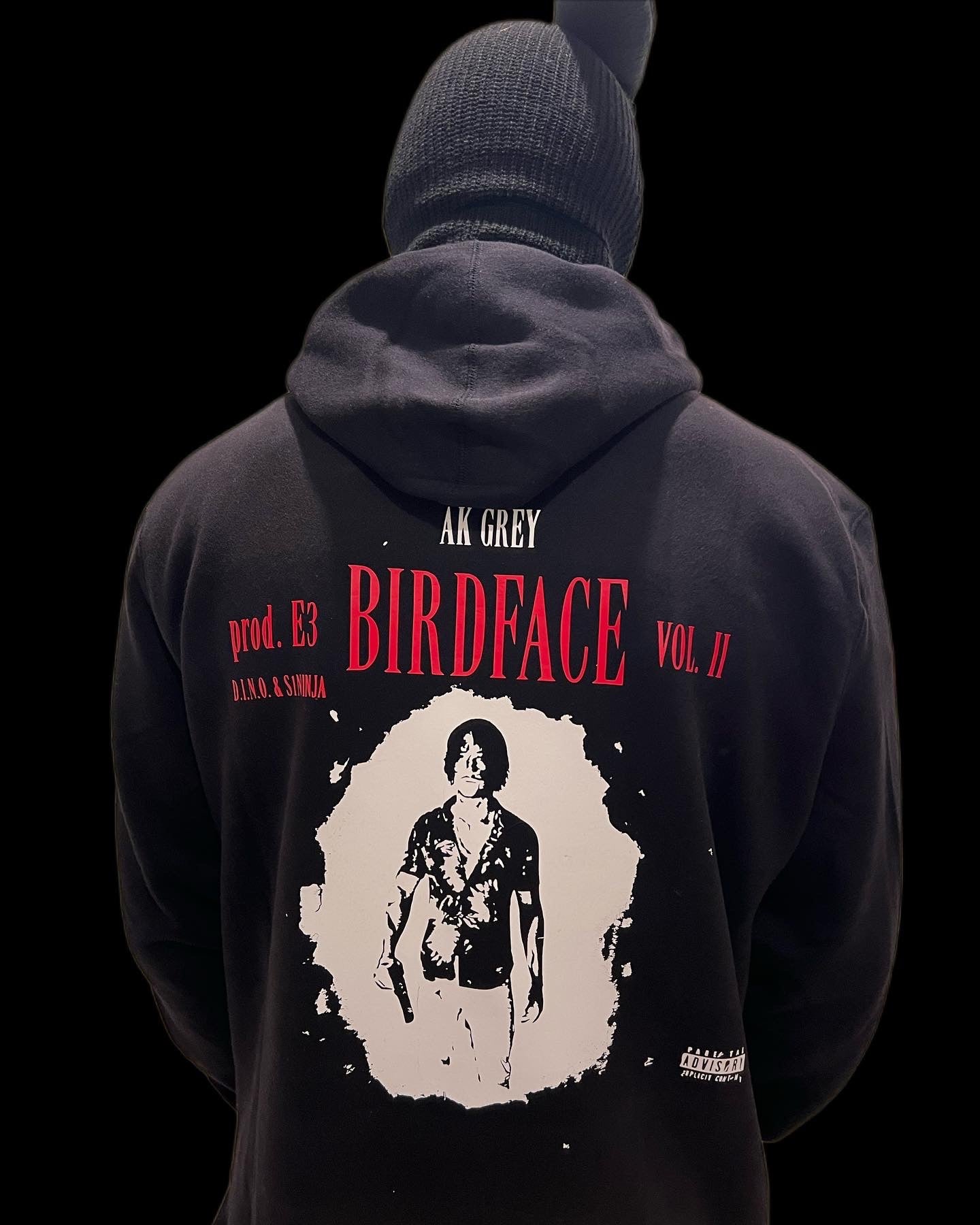 "BIRDFACE VOL. II" CUSTOM HOODIE