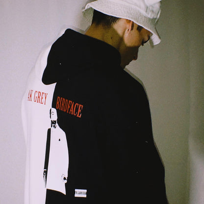 AK GREY BIRDFACE CUSTOM SPLIT HOODIE