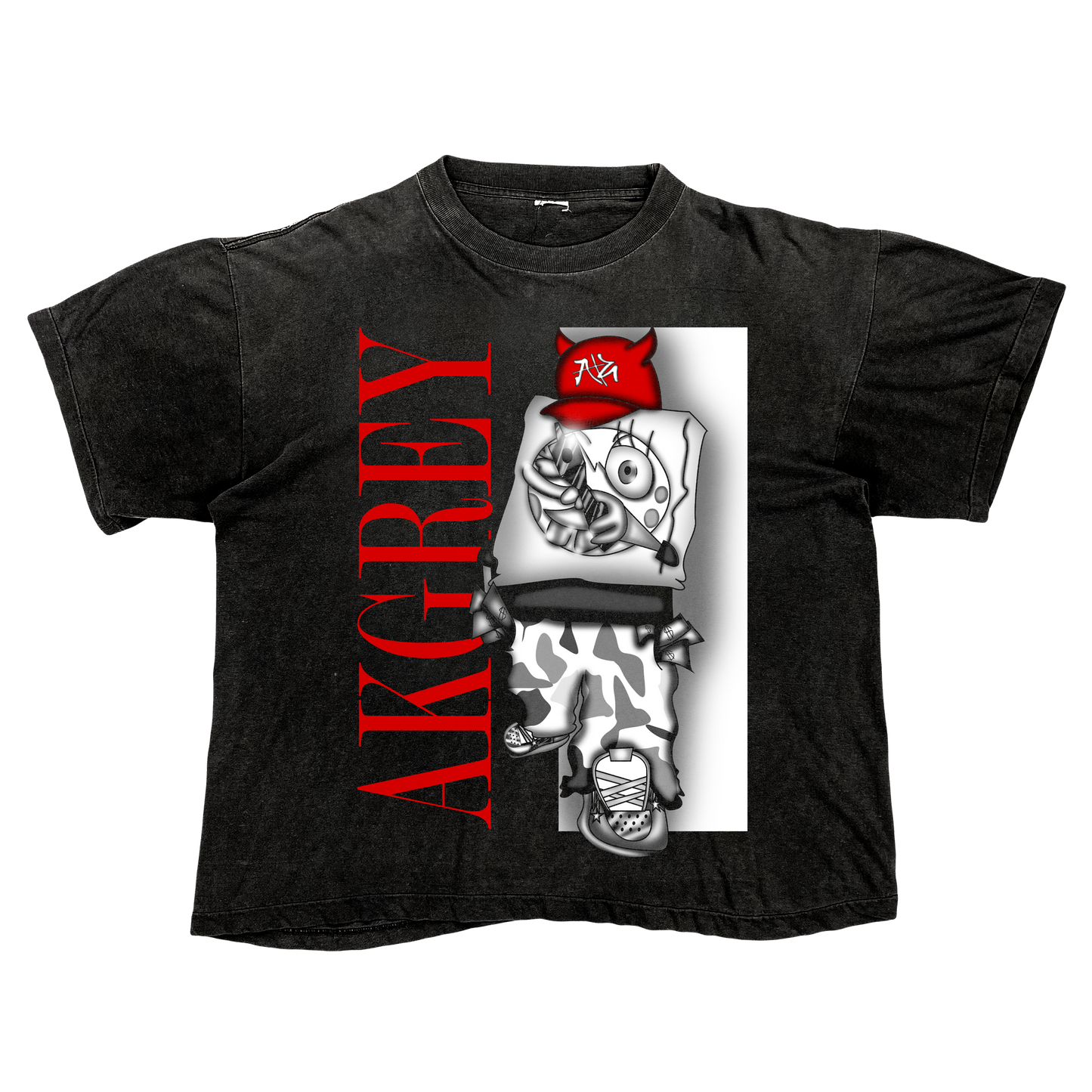 Fye Design X AK "SPONGE AK GREY" Tee